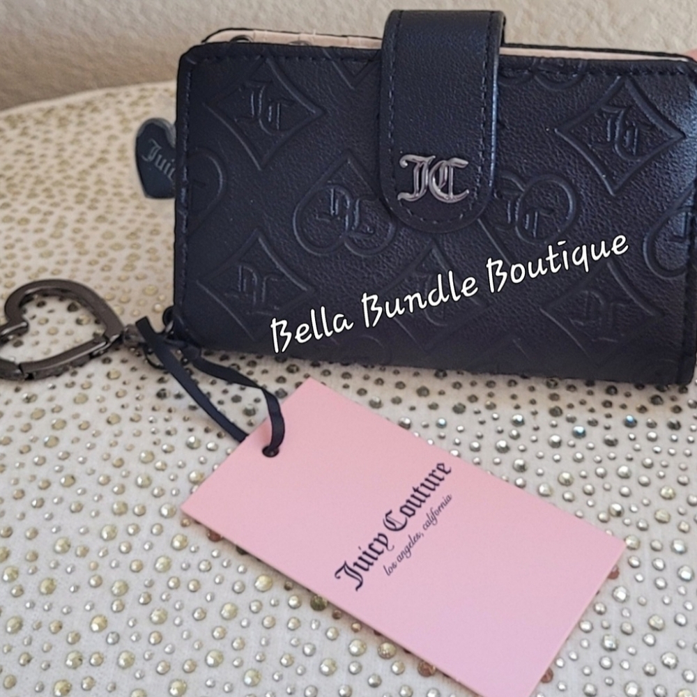 Juicy Couture "Good Times" Tab Card Embossed Wallet